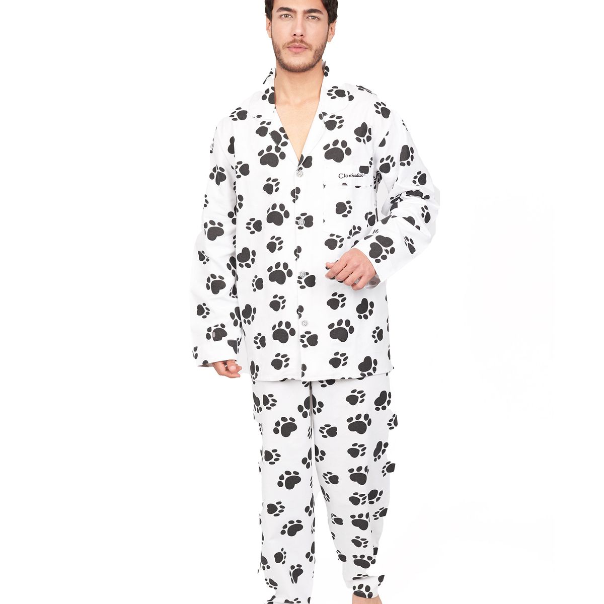 CLONHADAS - Pijama completa con pantalón hombre Manga larga Clonhadas DANIEL LIVIANO