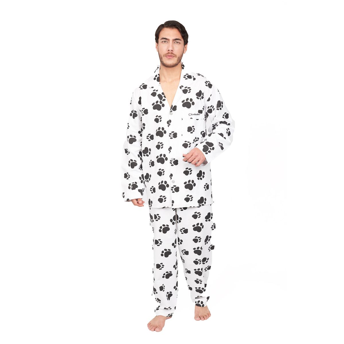 CLONHADAS - Pijama completa con pantalón hombre Manga larga Clonhadas DANIEL LIVIANO