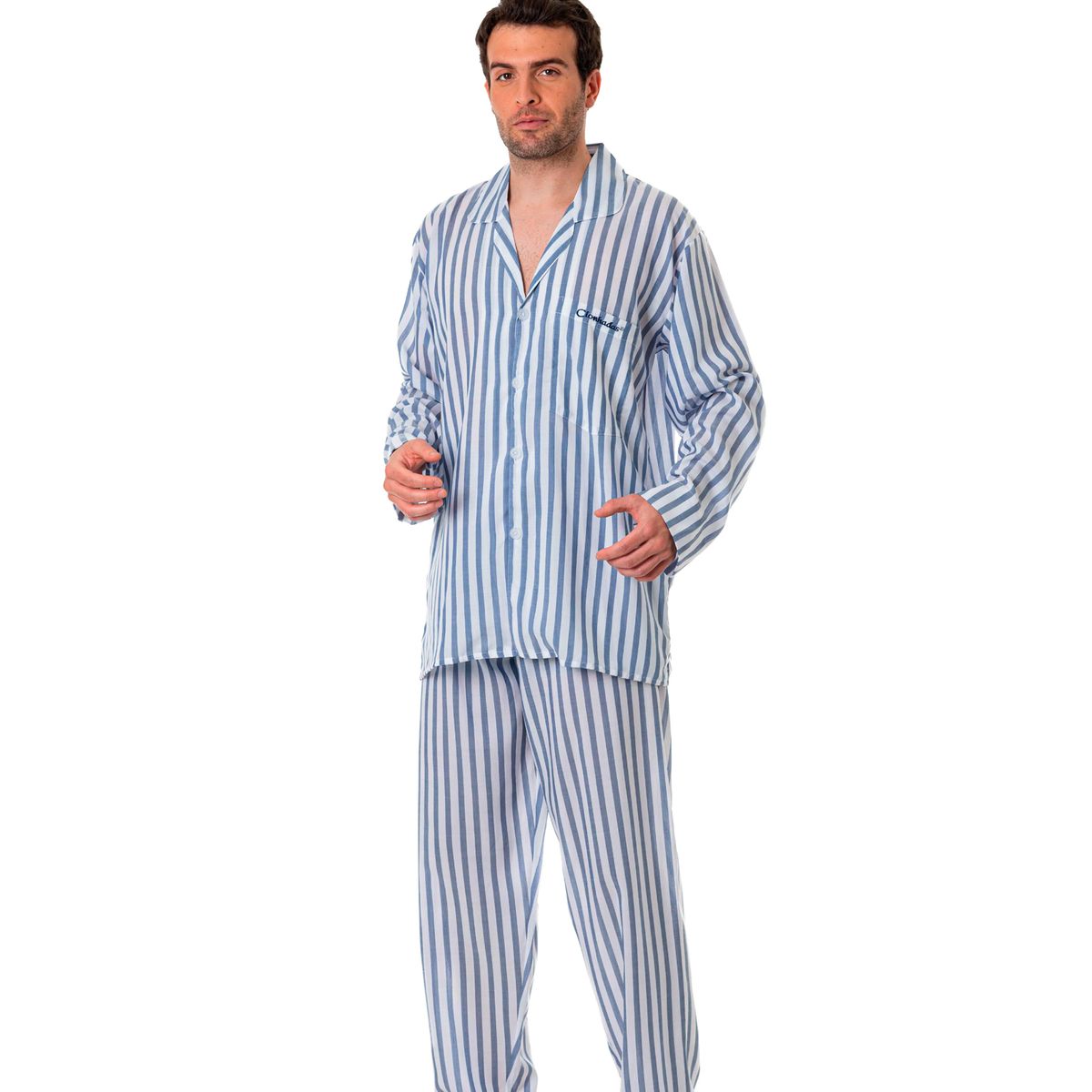 CLONHADAS - Pijama completa con pantalón hombre Manga larga Clonhadas DANIEL LIVIANO