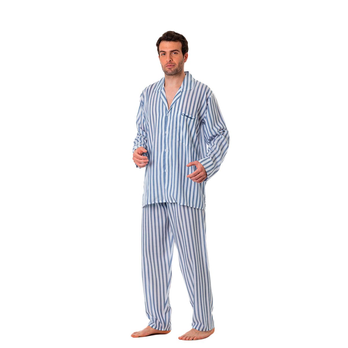 CLONHADAS - Pijama completa con pantalón hombre Manga larga Clonhadas DANIEL LIVIANO