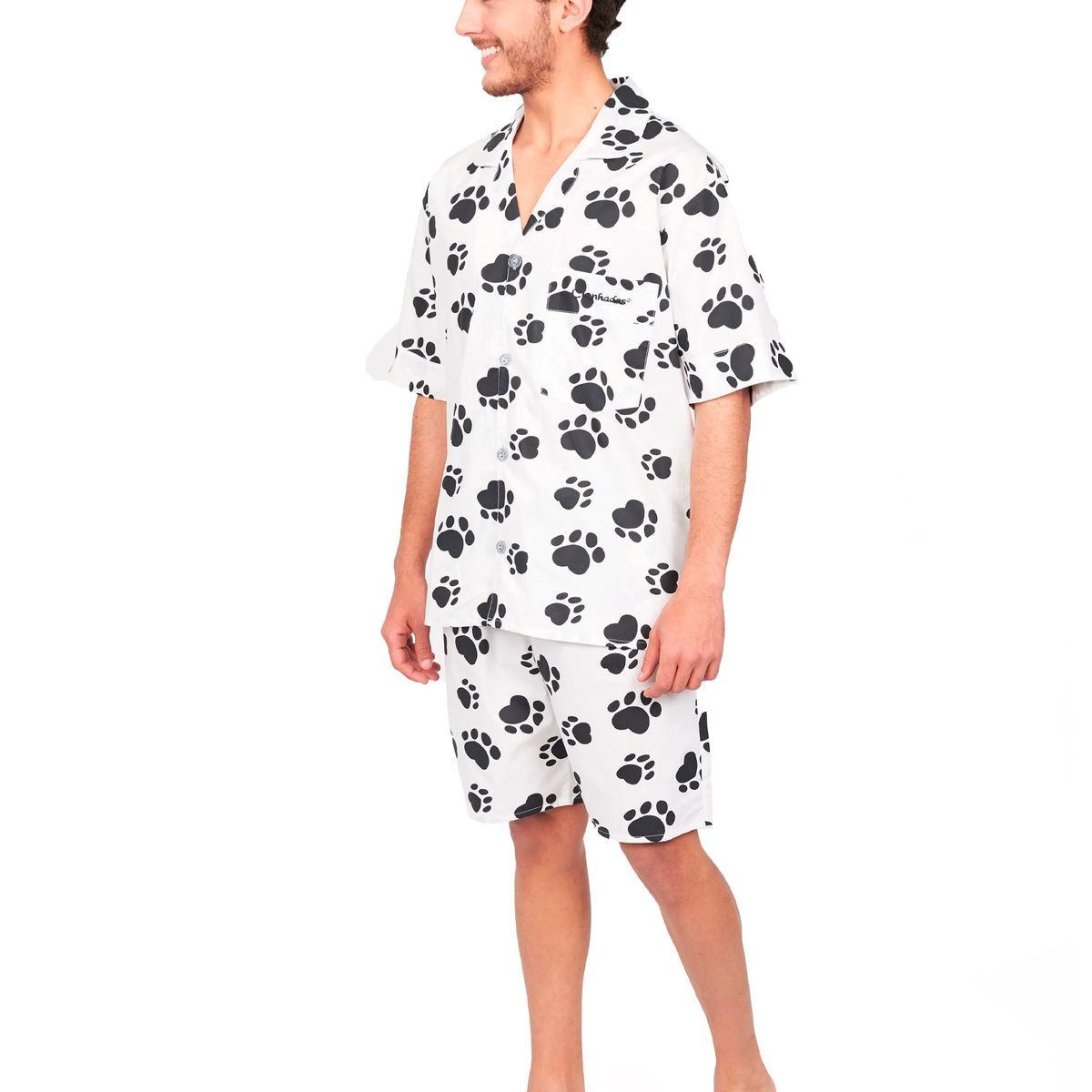 CLONHADAS - Pijama completa con pantalón hombre Manga corta Clonhadas ANDY