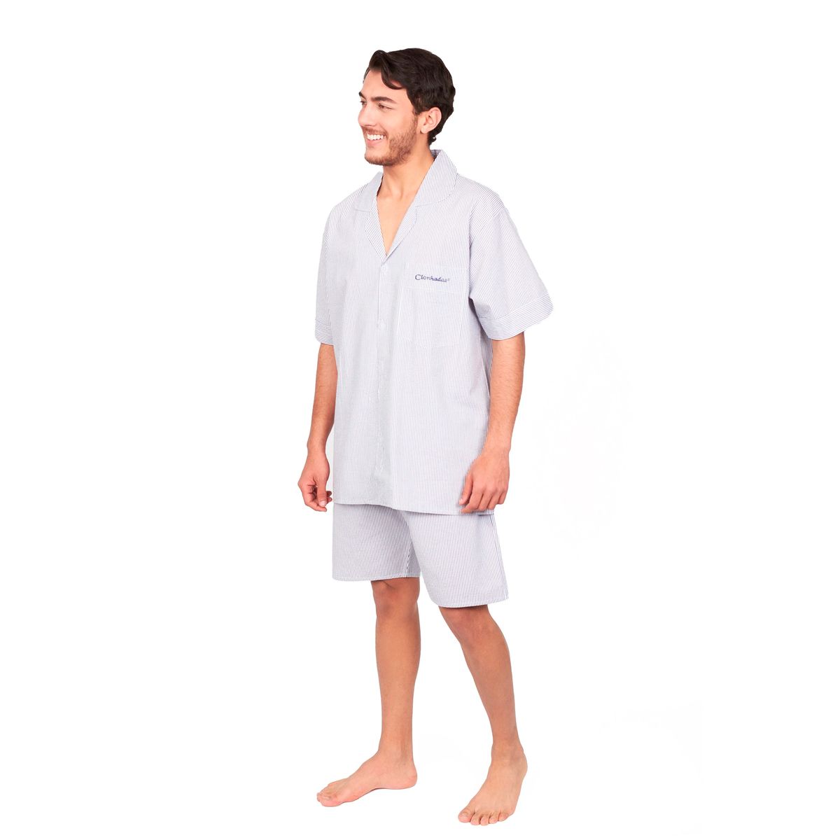 CLONHADAS - Pijama completa con pantalón hombre Manga corta Clonhadas ANDY