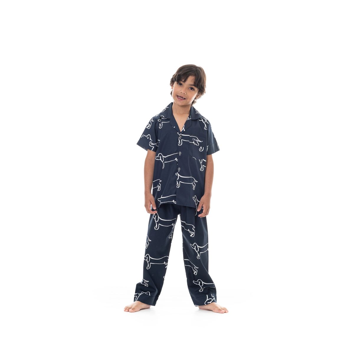 CLONHADAS - Pijama completa con pantalón niños Manga corta Clonhadas BILLY