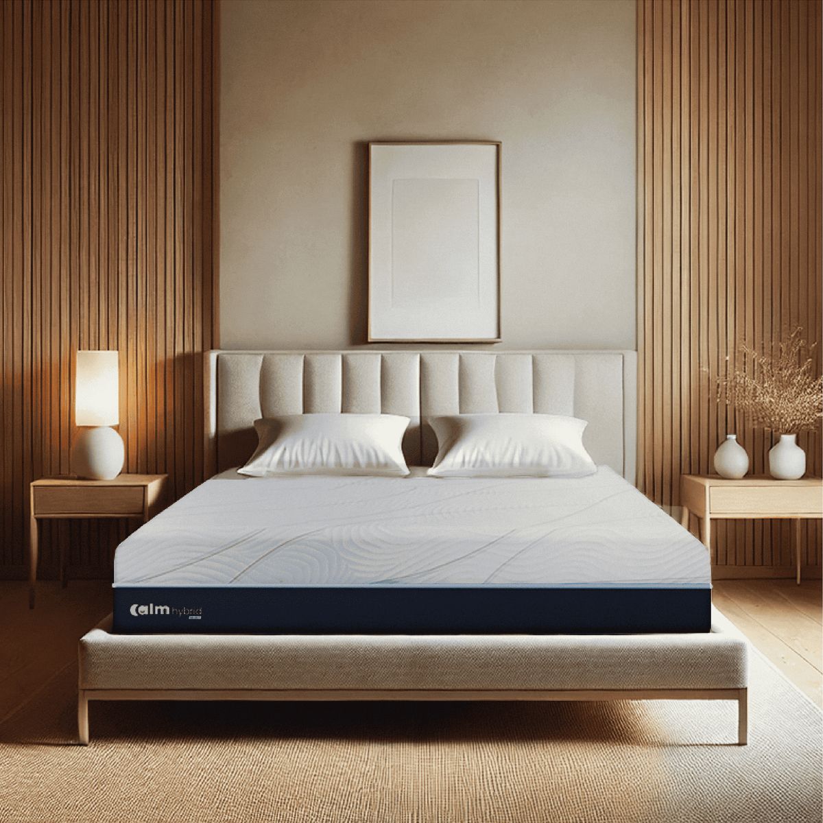 CALM - Colchón Hybrid Core King Ortopédico con Resortes Pocket