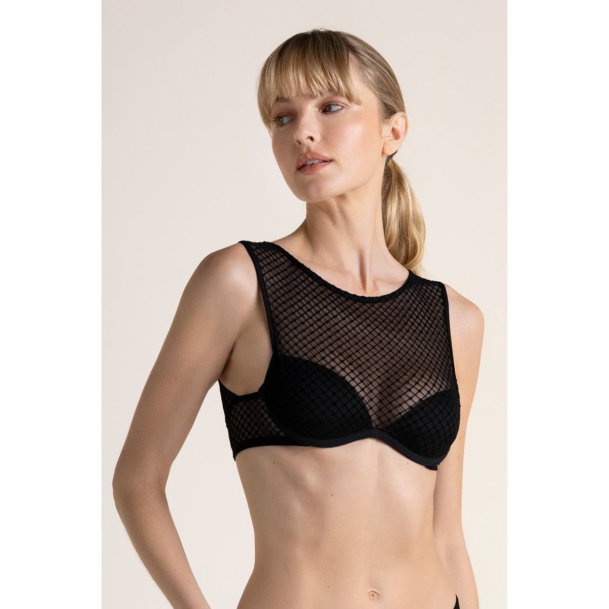 TOUCHE LINGERIE - Brasier clásico tipo t-shirt con copa fija de espuma 2418N61