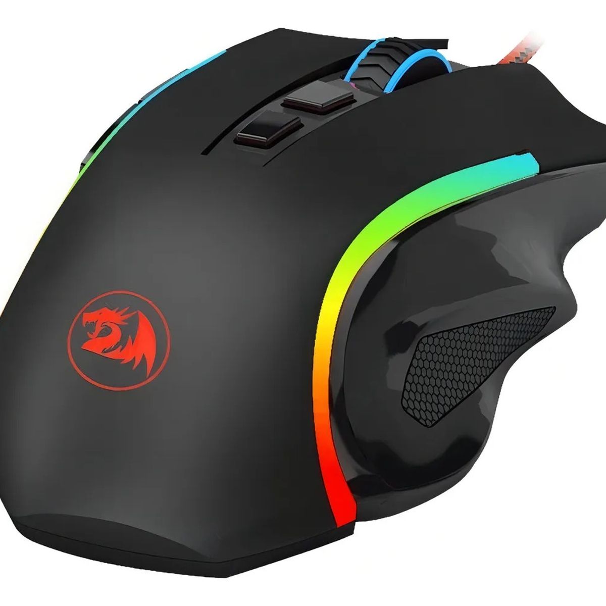 REDRAGON - MOUSE GAMER REDRAGON GRIFFIN M607 /  7 BOTONES 7.200DPI / NEGRO