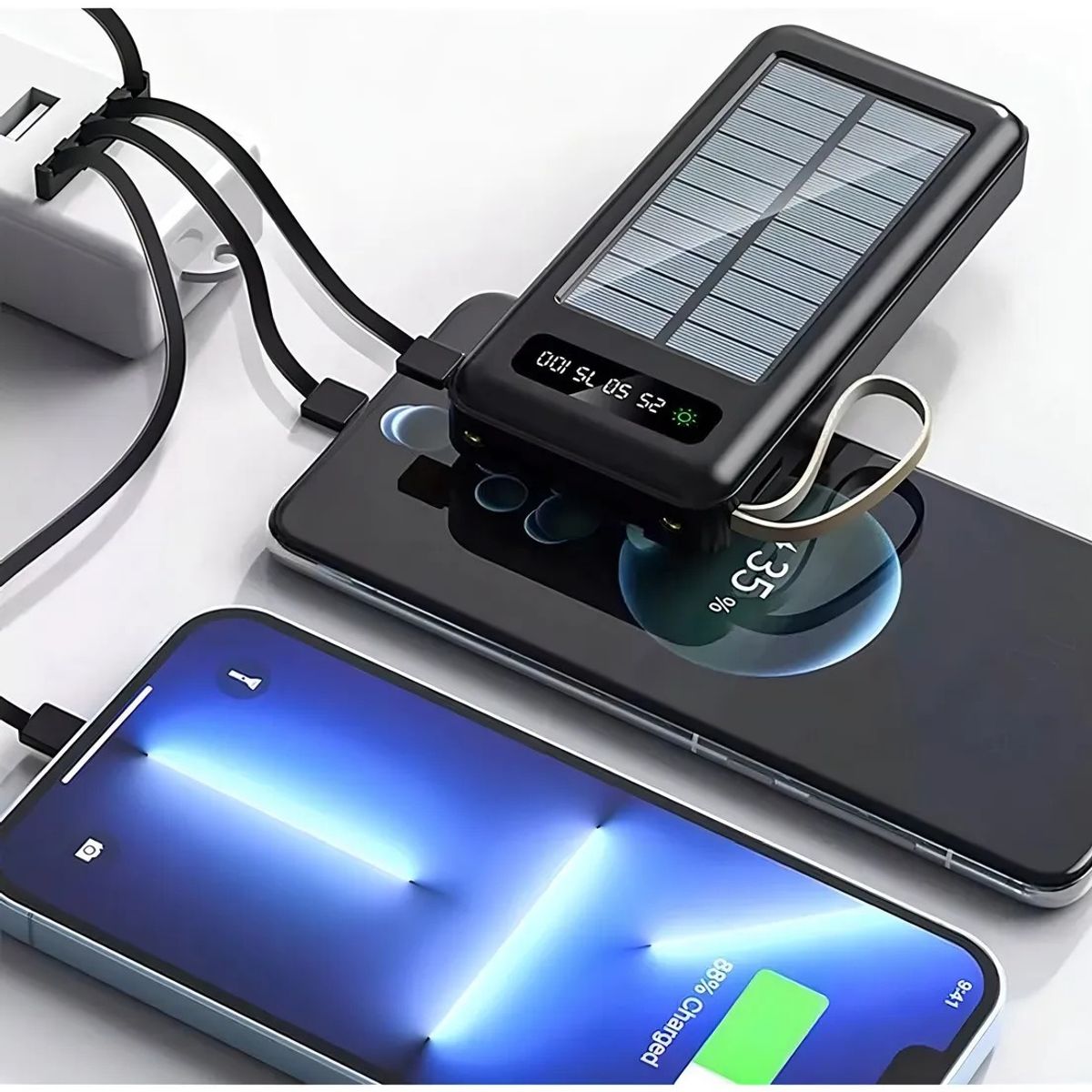 AMERICAN GENERICS - Solar Power Bank 20.000 mAh