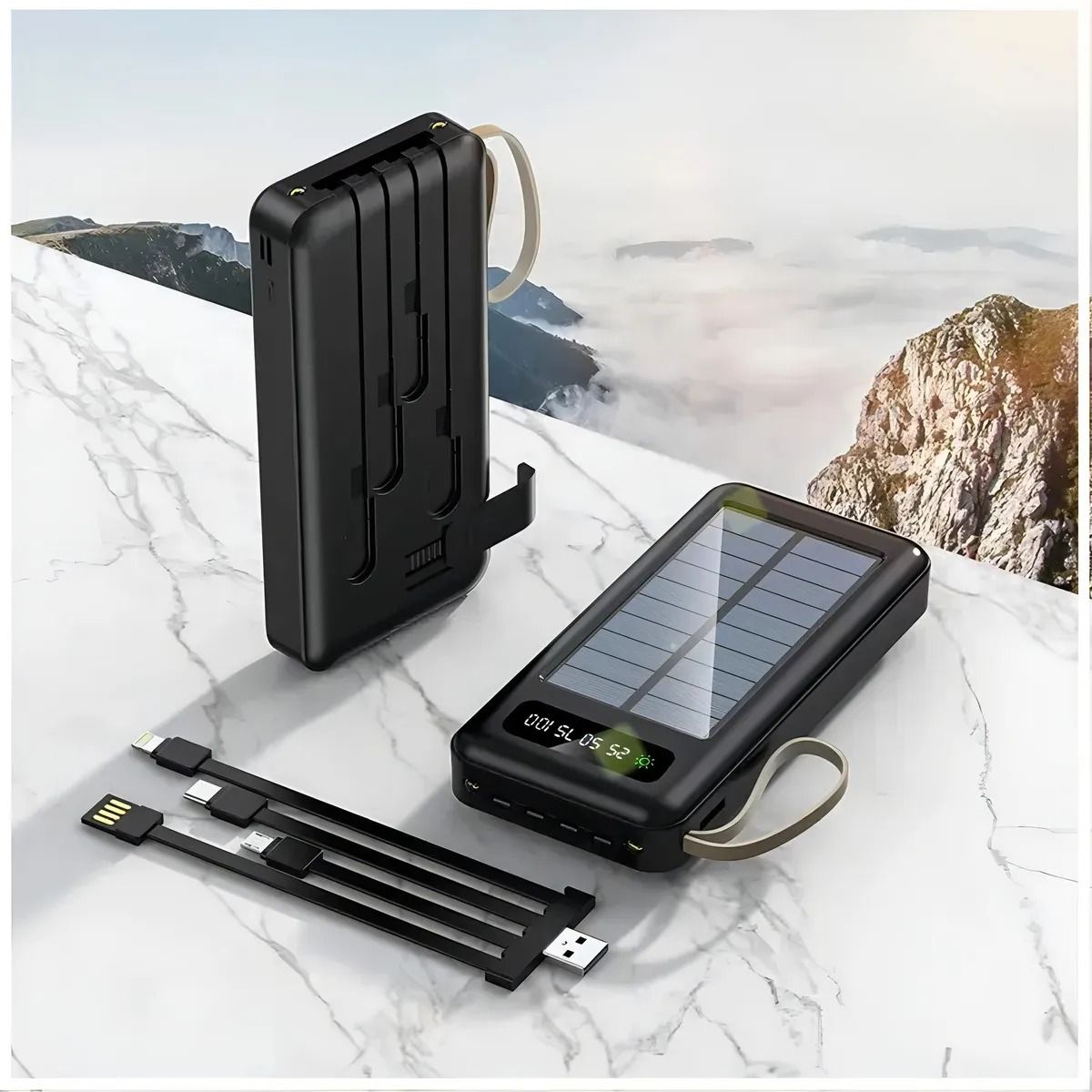 AMERICAN GENERICS - Solar Power Bank 20.000 mAh