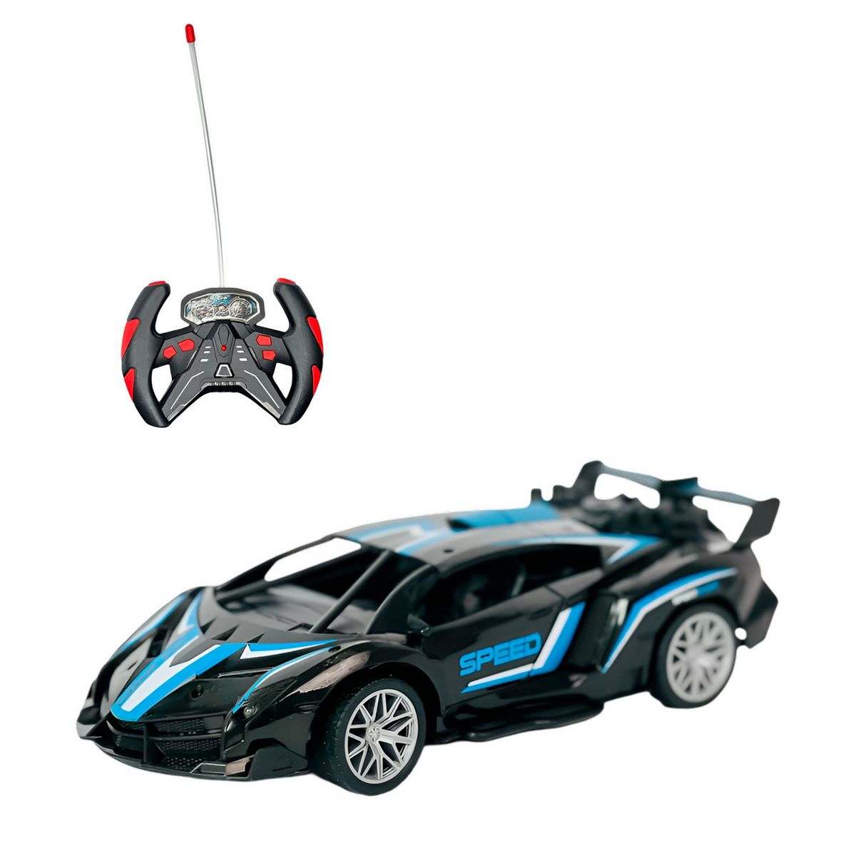 GENERICO - Carro Control Forma Timon Recargable Speed Juguete Niños