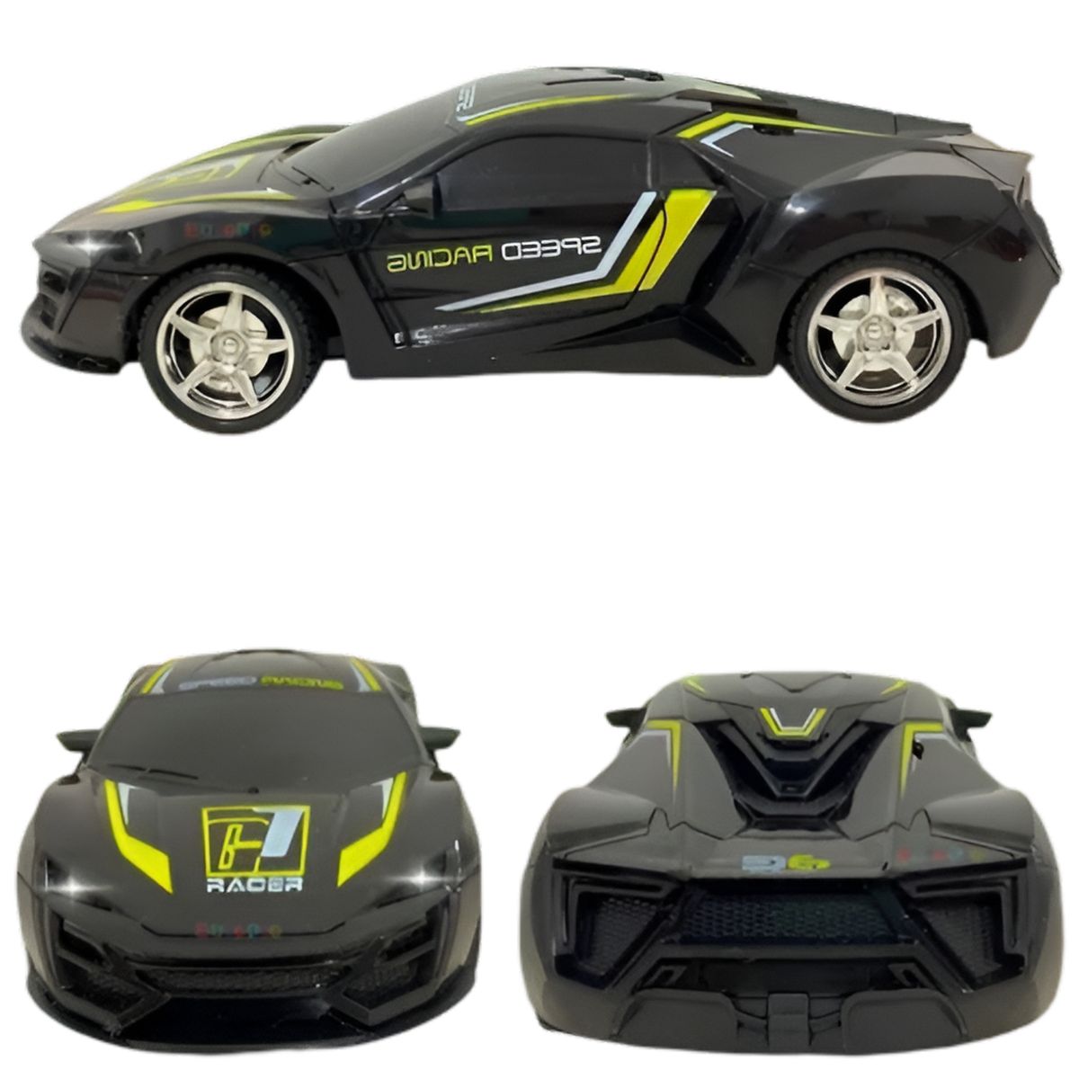 GENERICO - Carro Control Forma Timon Recargable Racing Juguete Niños