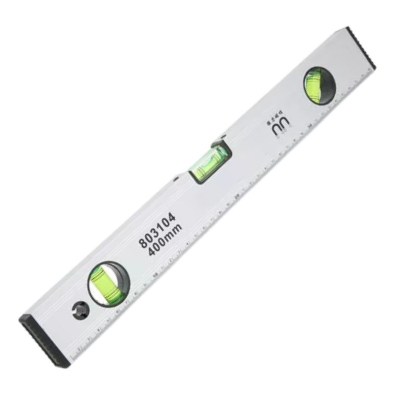 GENERICO - Nivel Aluminio Regla  Precisión Herramienta 3 Burbujas 400mm