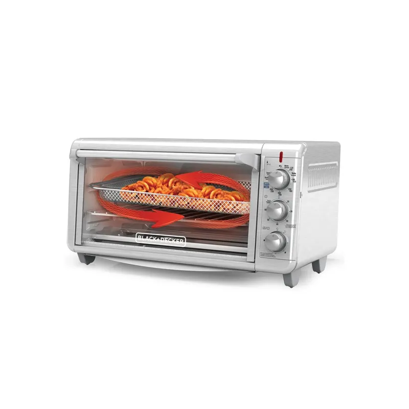 BLACK+DECKER - Horno Tostador BLACK+DECKER  30 Litros con función freidora de aire Gris