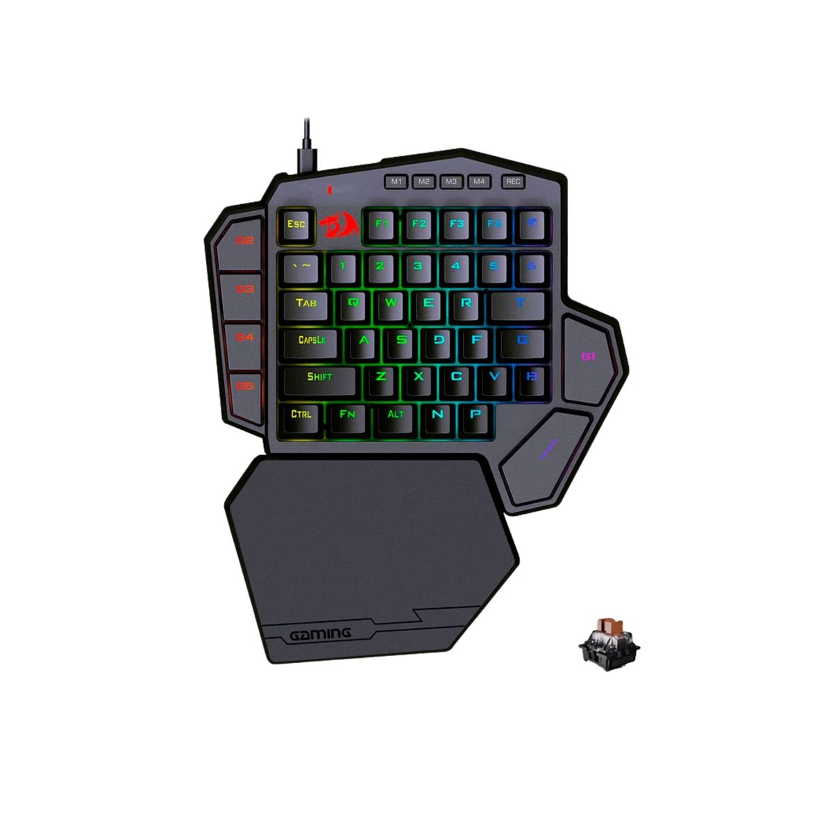 REDRAGON - TECLADO REDRAGON DITI K585 RGB SWITCH CAFÉ