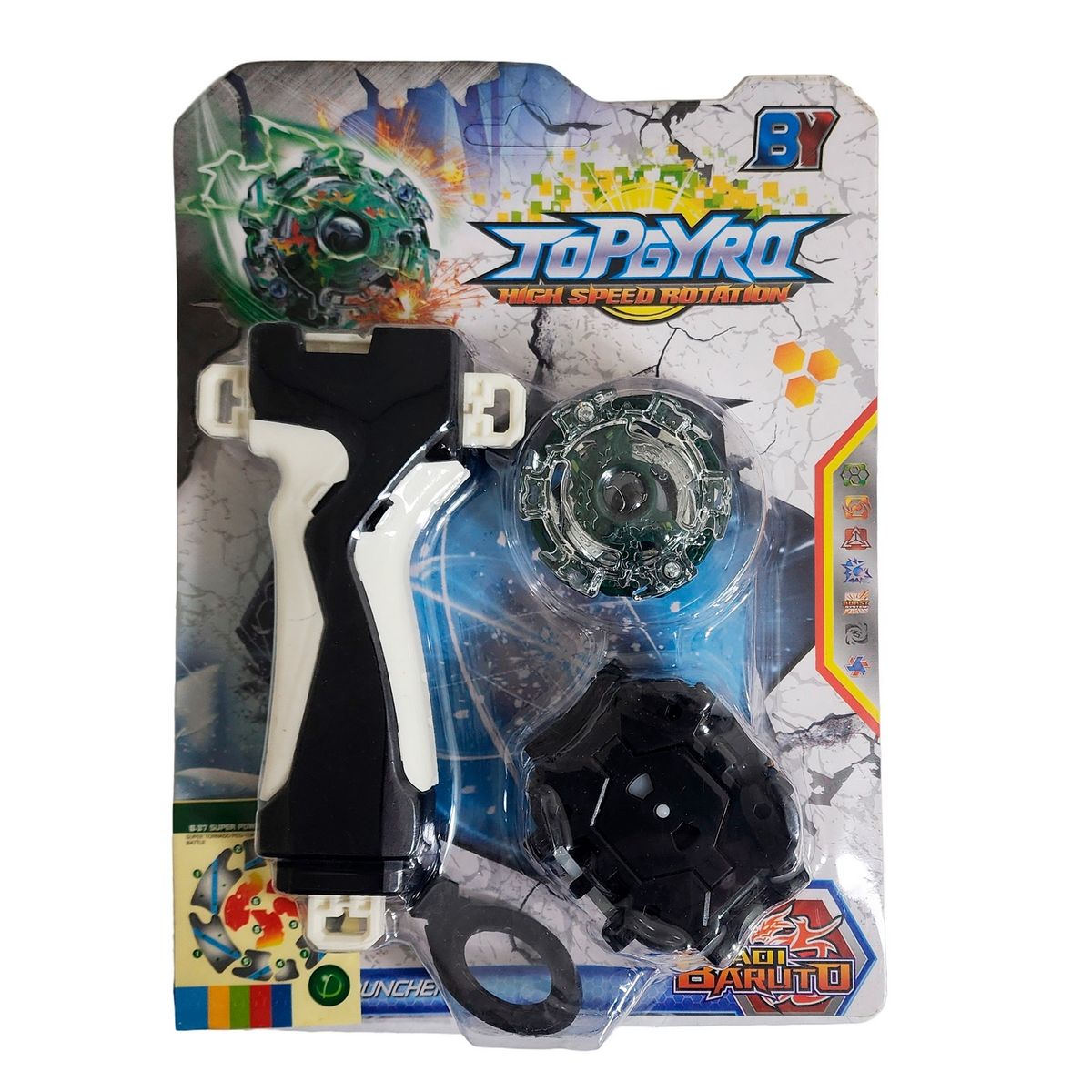 GENERICO - Juguete Interactivo Trompo Beyblade + Lanzador