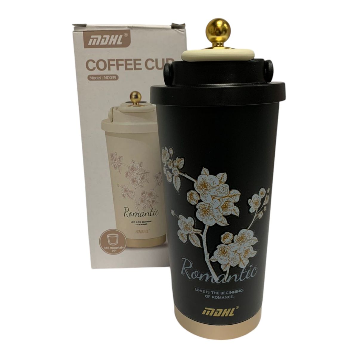 GENERICO - Termo Botilito En Acero Inoxidable Romantic