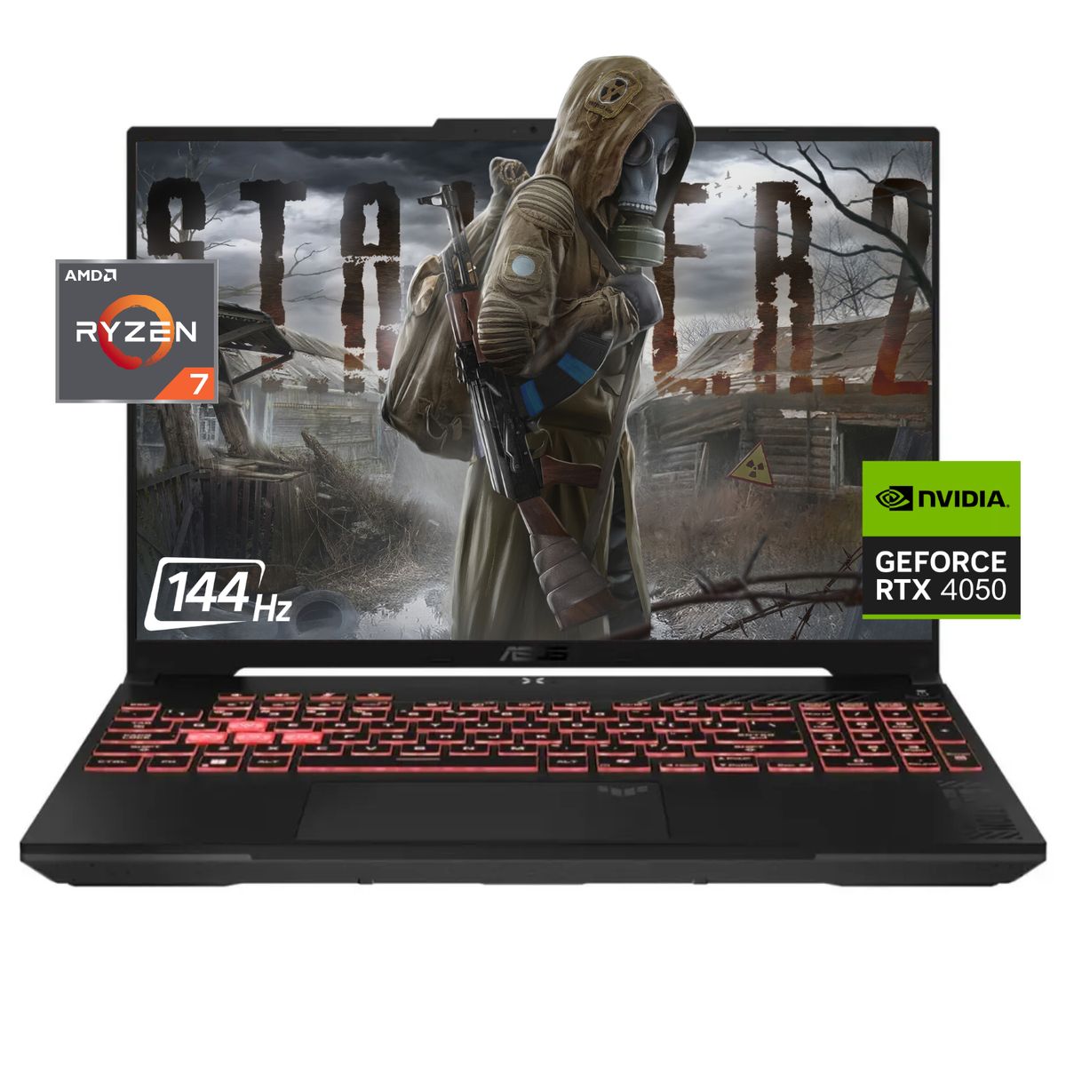 ASUS - Portátil Gamer ASUS TUF A16 FA607N / Ryzen 7 7445HS / RTX 4050 6GB / 32GB RAM / SSD 512GB /16″ WUXGA