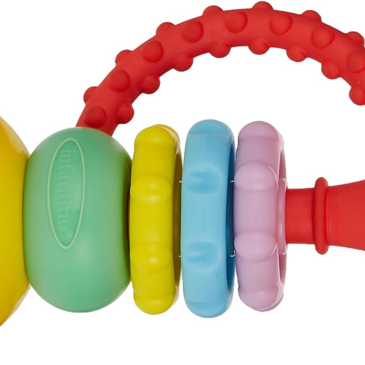 INFANTINO - Juguete Trompeta Musical Bebé Sensorial Colores Y Textura