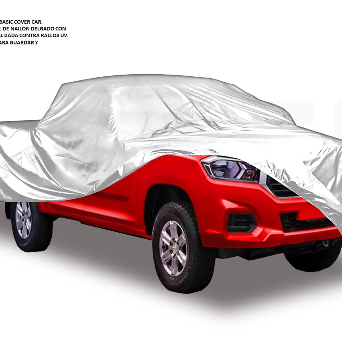 LAVEF - Pijama para carro PICK UP 90% Impermeable con Protección Solar UV - METALIZADA - L