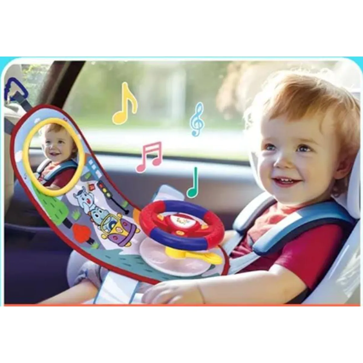 GENERAL - Volante De Juguete Para Asiento De Coche Infantil