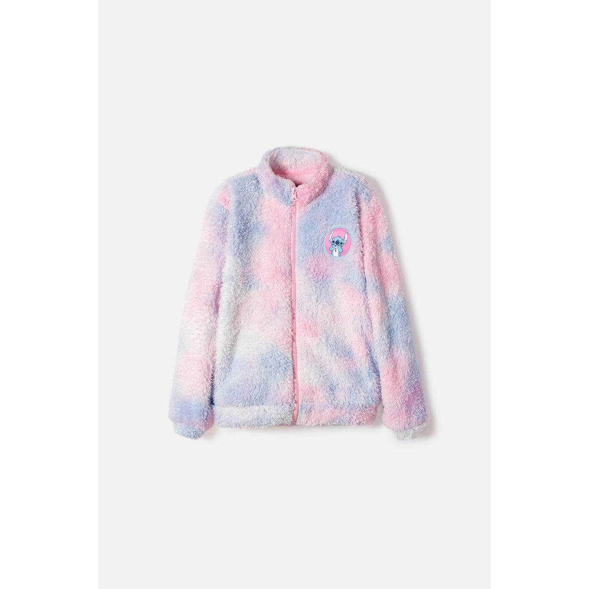 DISNEY - Buzo de Stitch con cierre multicolor para niña