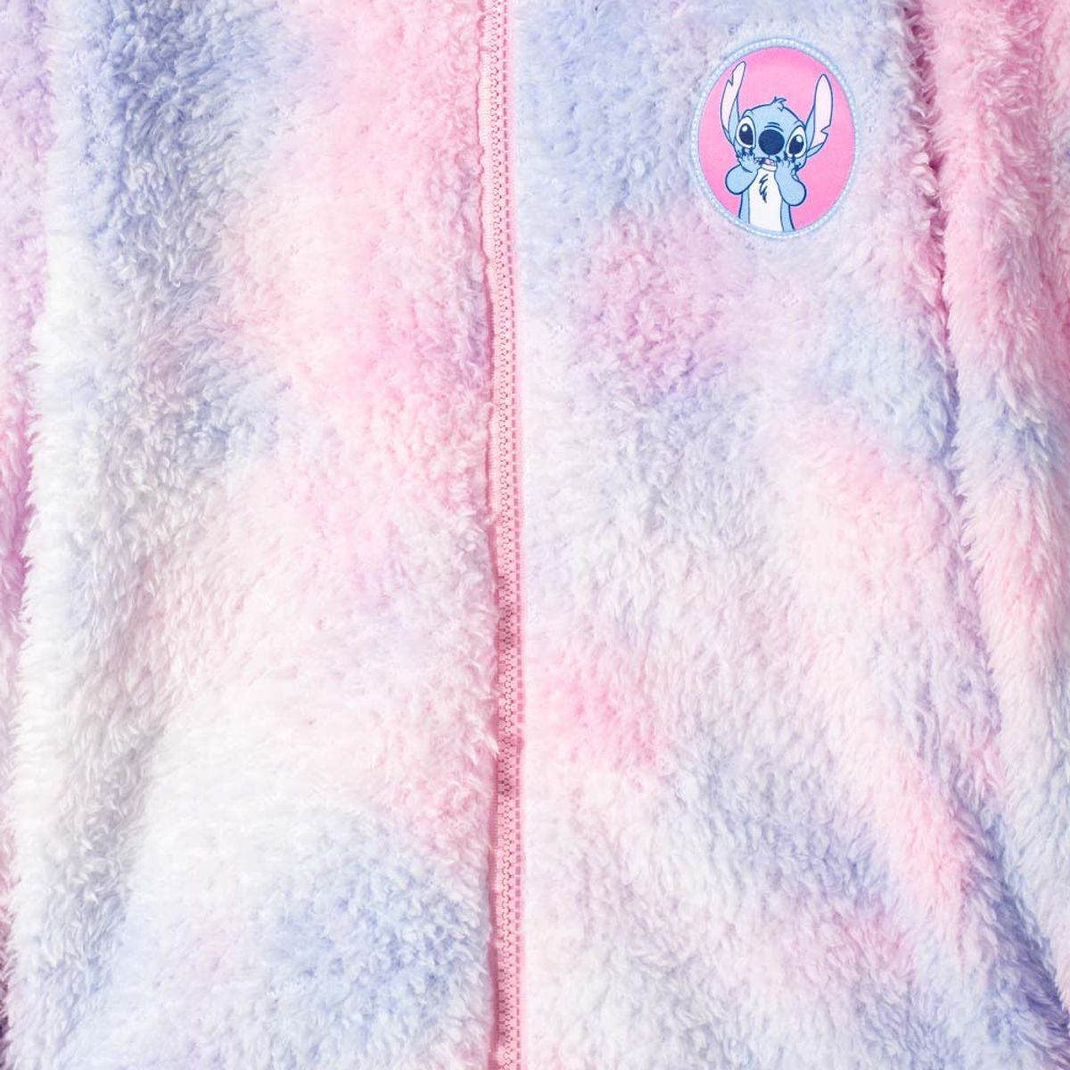 DISNEY - Buzo de Stitch con cierre multicolor para niña
