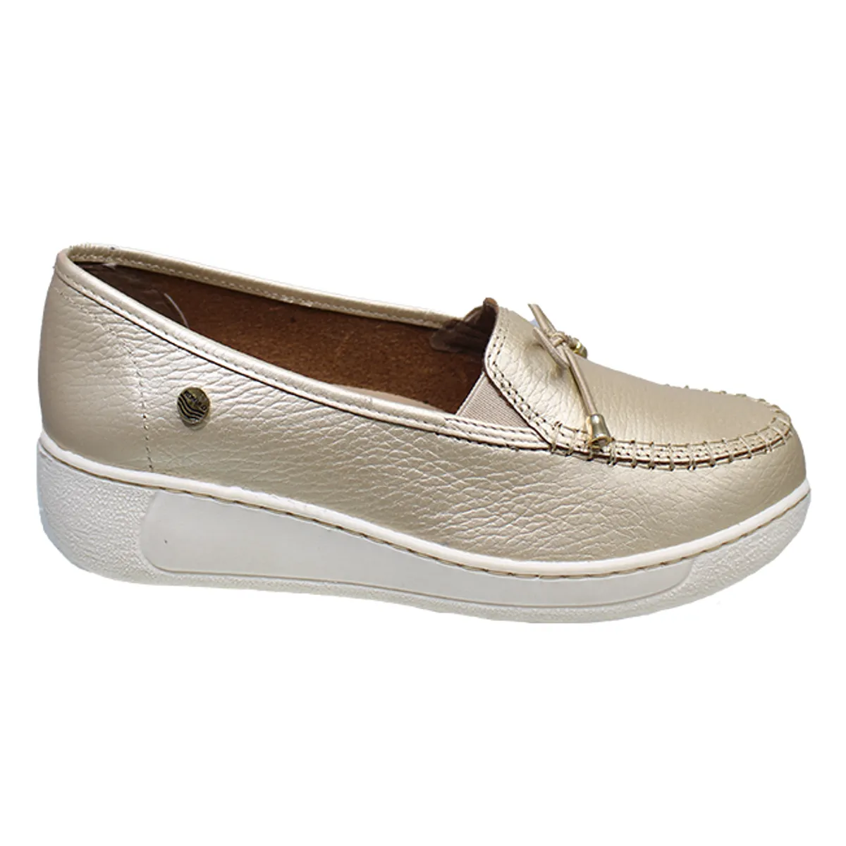 CALZADO ROMULO - Zapato Mocasín Romulo Tubular Suela Blanca Para Mujer