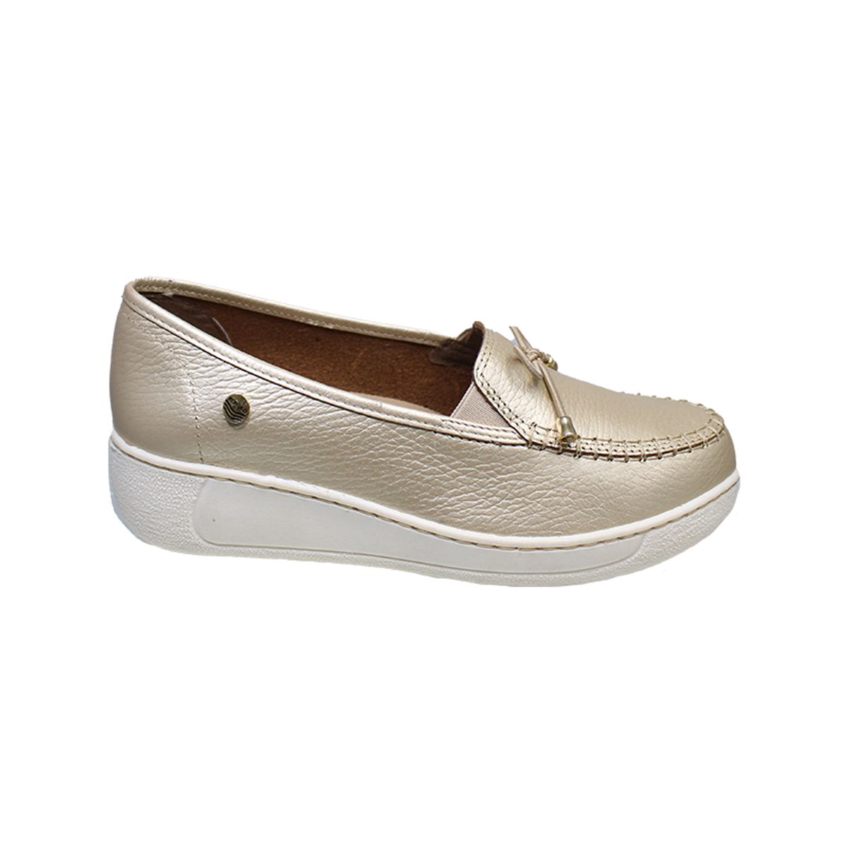 CALZADO ROMULO - Zapato Mocasín Romulo Tubular Suela Blanca Para Mujer