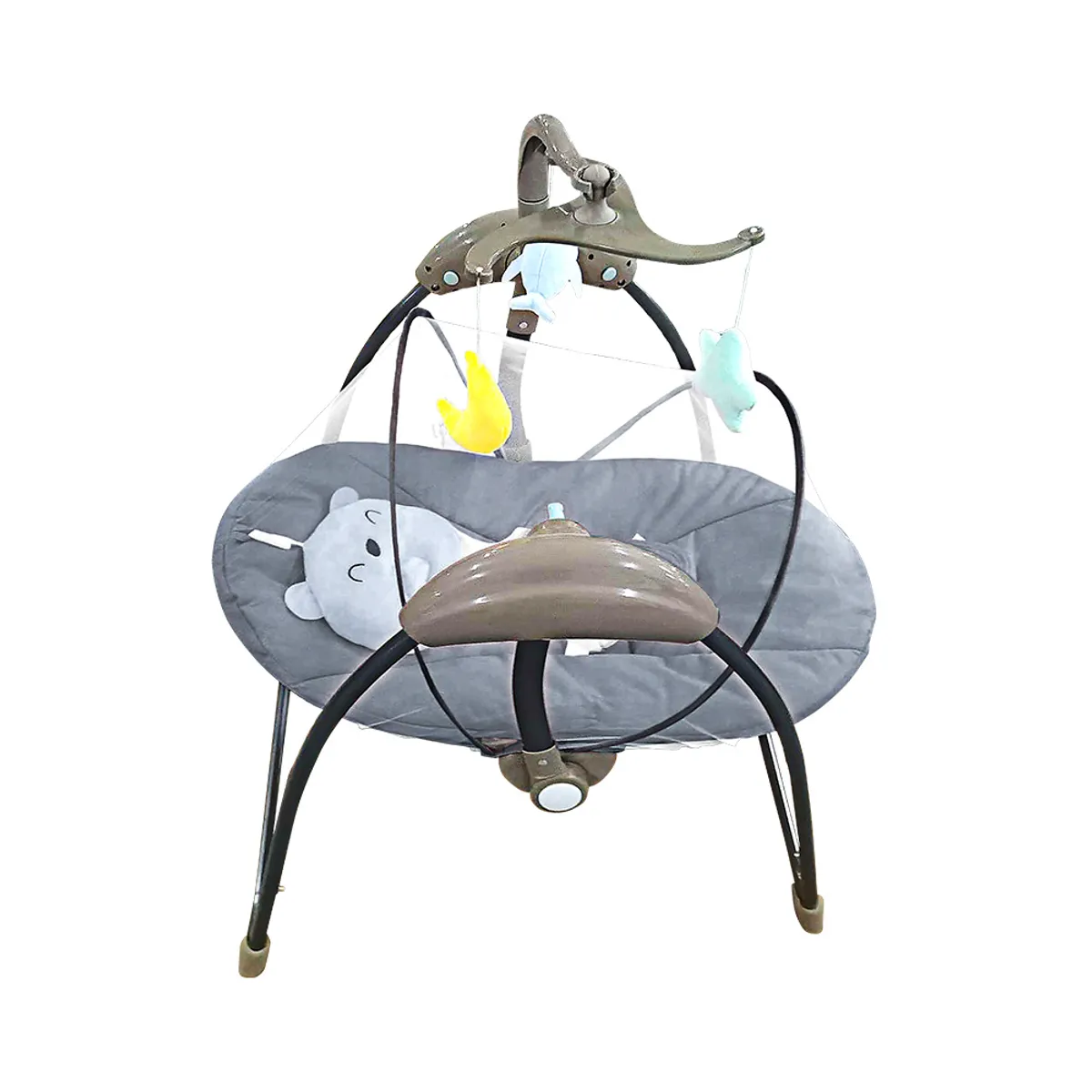 STAY ELIT - SILLA MECEDORA PARA BEBÉ TIPO COLUMPIO COLOR GRIS