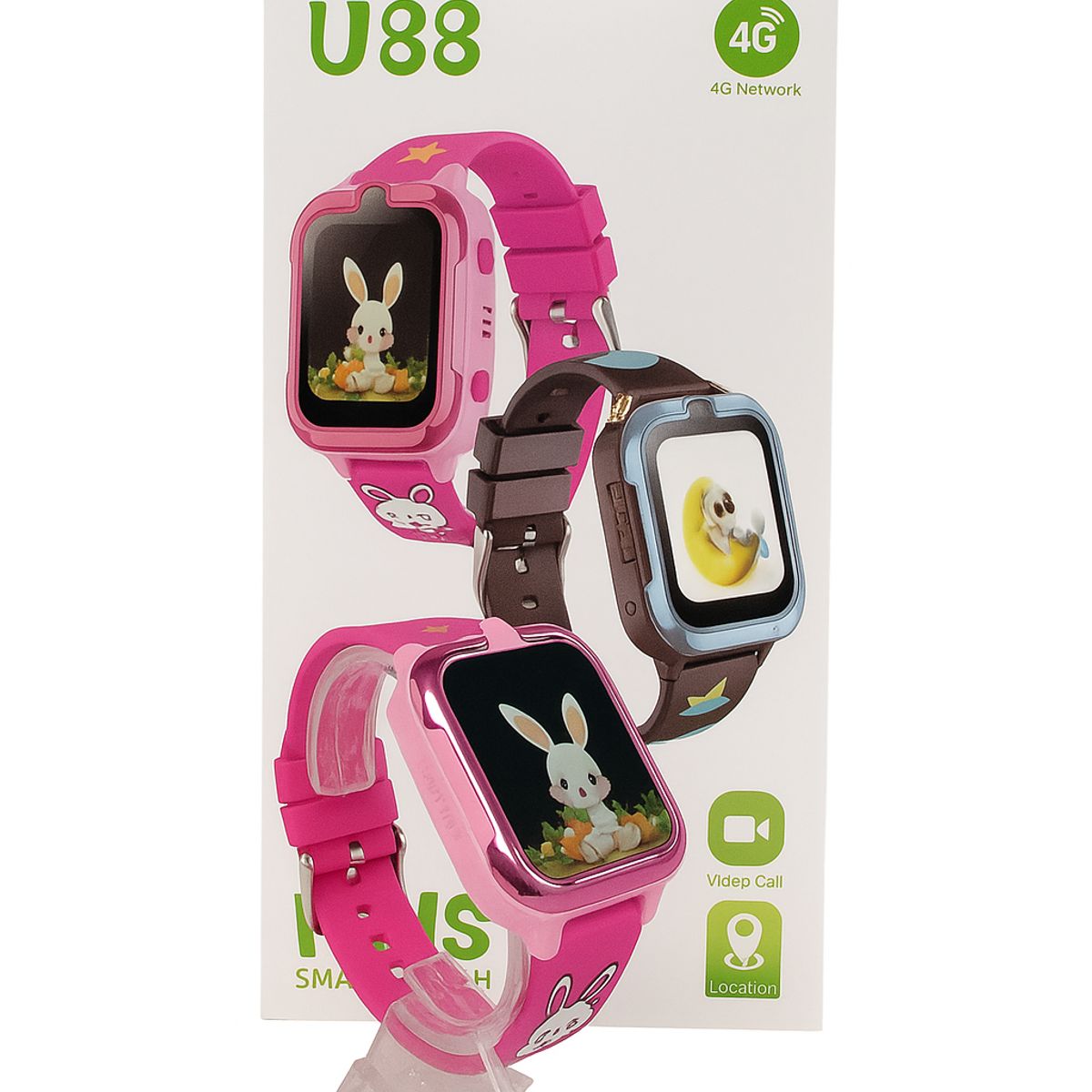 GENERICO - Reloj Smartwatch Kids Con Gps Y Sim Card Seguimiento Y Comunicación Para Niños Rosado