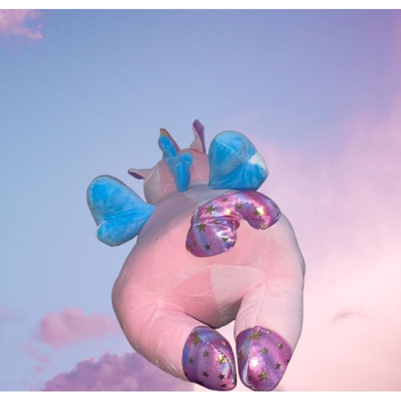 CHINA GLAZE - Peluche Unicornio Volador Con Cobija