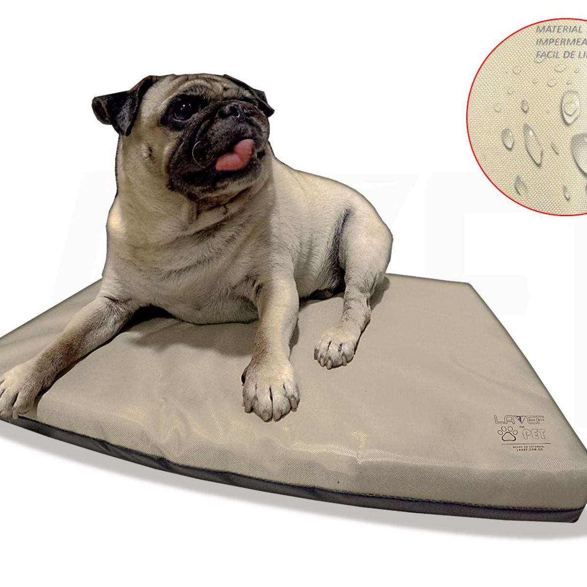 LAVEF - Cama Colchoneta para Mascota PEQUEÑA Suave y Lavable Antideslizante
