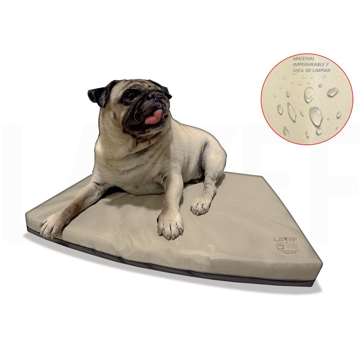 LAVEF - Cama Colchoneta para Mascota PEQUEÑA Suave y Lavable Antideslizante