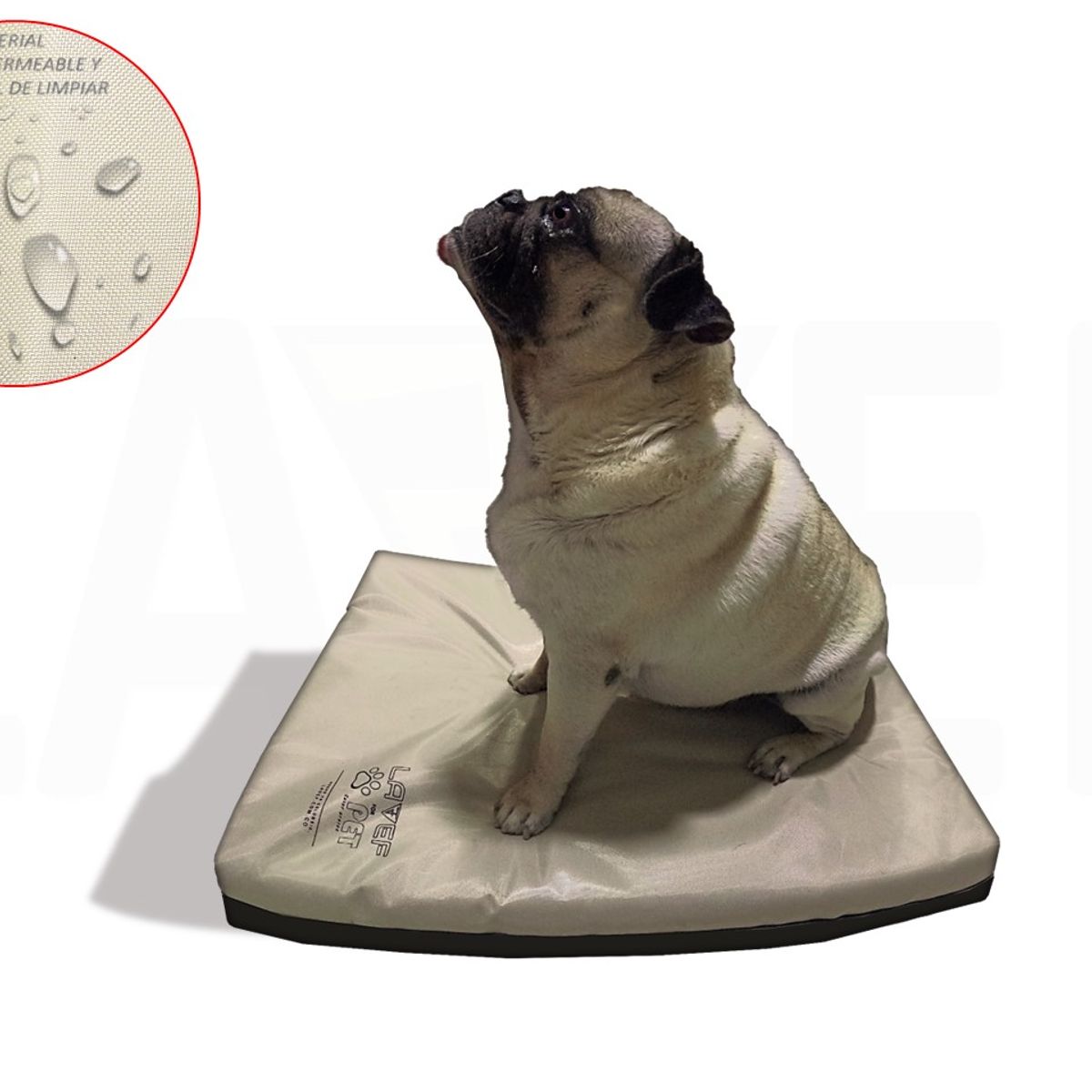 LAVEF - Cama Colchoneta para Mascota PEQUEÑA Suave y Lavable Antideslizante
