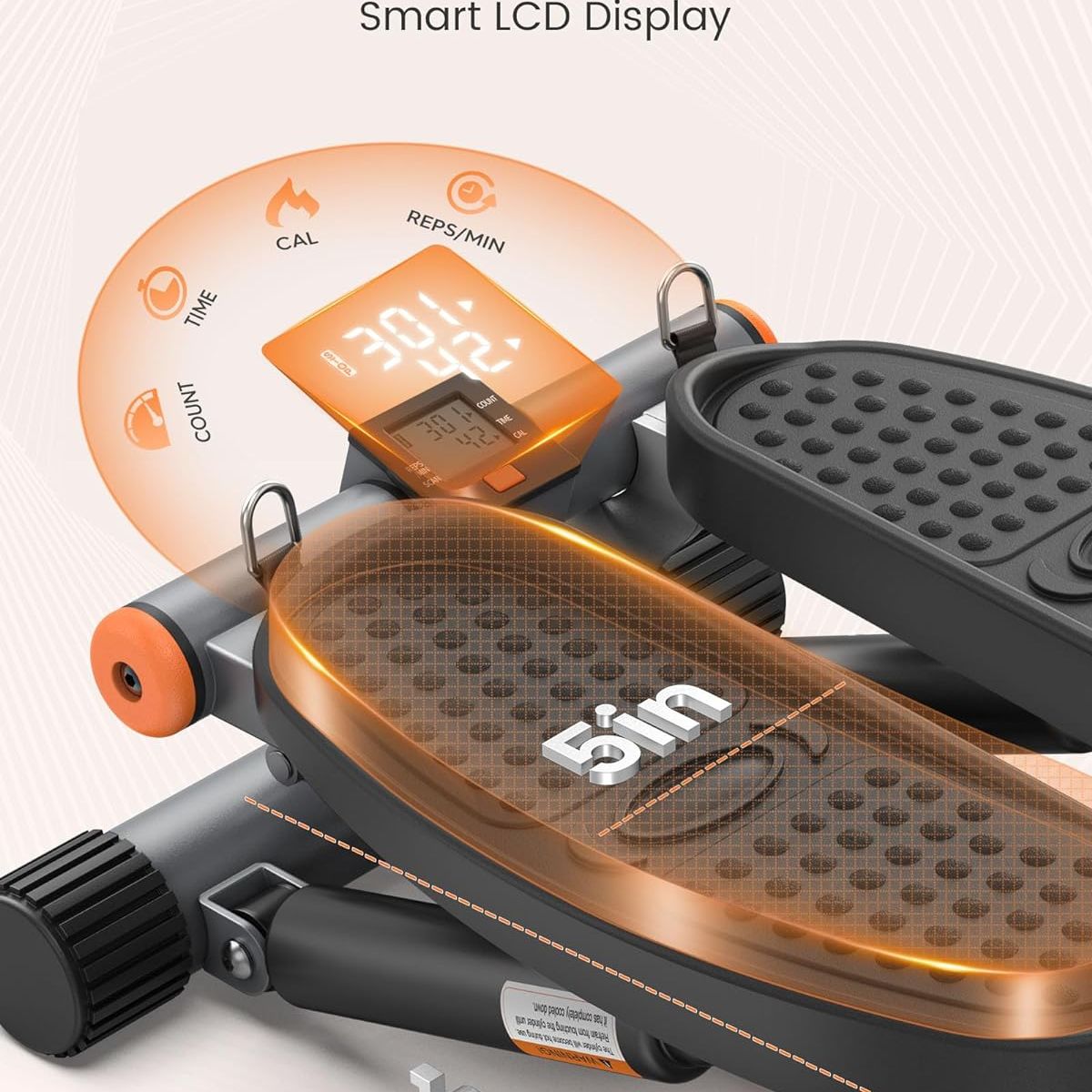 GENERICO - Escaladora Steppers Para Ejercicio Con Bandas Resistencias