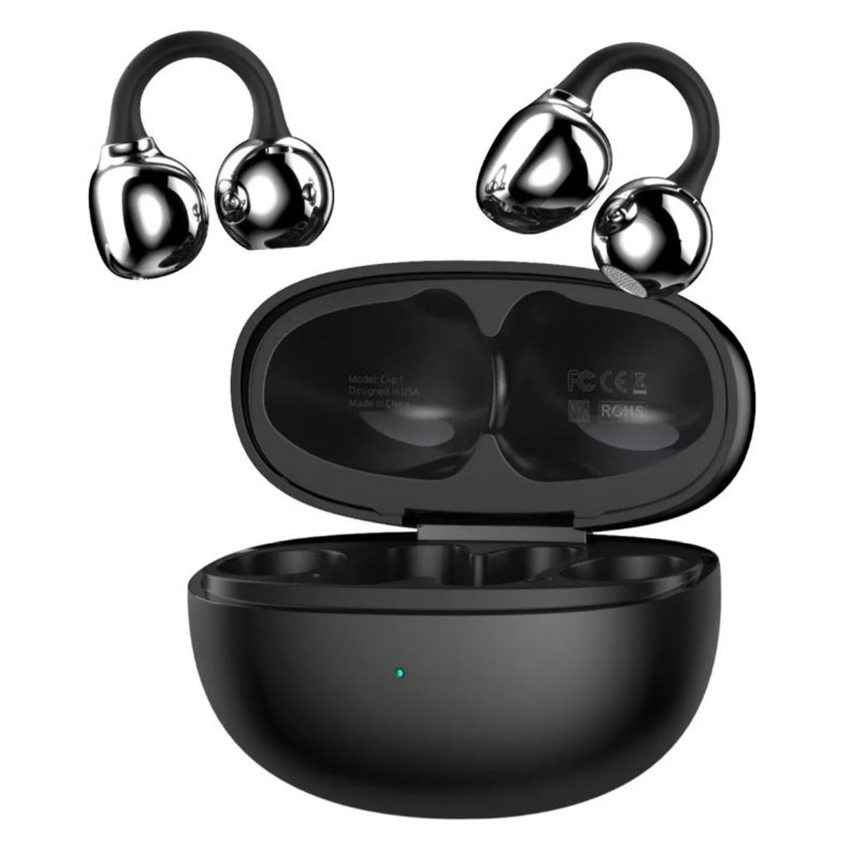 INNOVA - Auriculares Inalámbricos Con Clip Para La Oreja G-tide Clip1 Color Negro