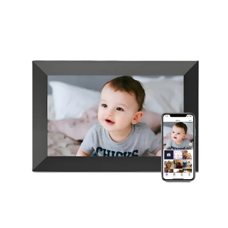 GENERICO - Marco De Fotos Digital Wifi De 10.1 Pulgadas 16 Gb Color Negro