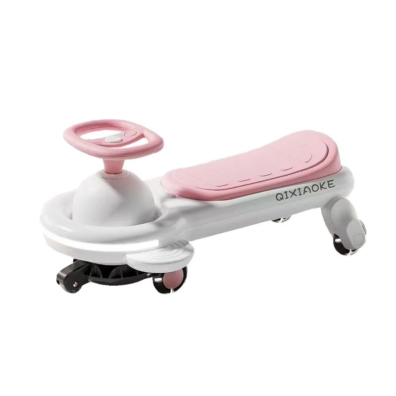 GENERICO - Triciclo Montable Giratorio Niños Alta Calidad Con Luces Rosa