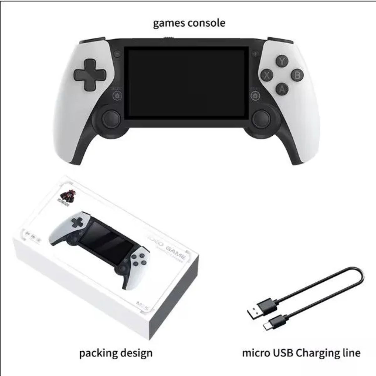 GENERICO - Video Juegos M25 Portatil consola de juegos Retro portátil
