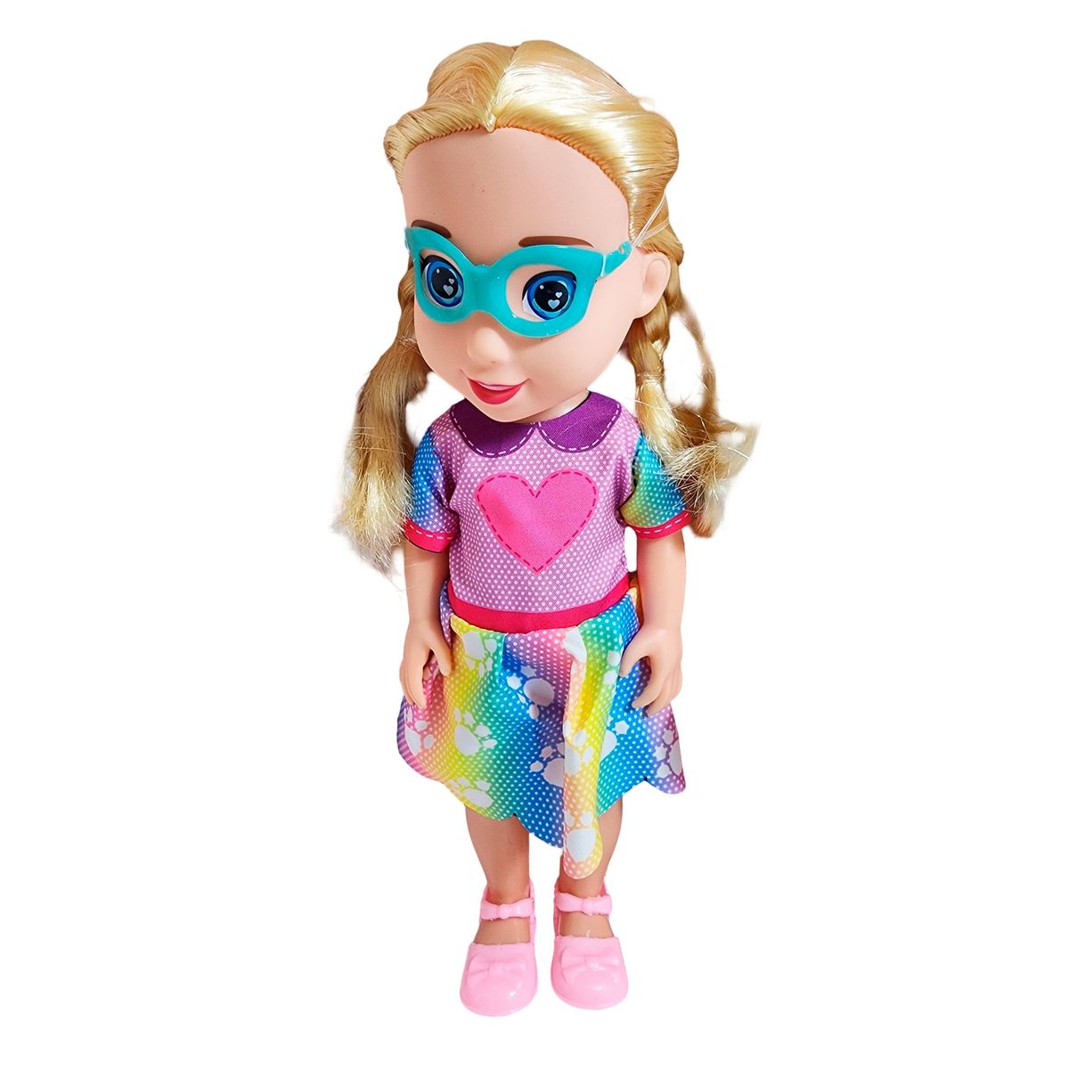 GENERICO - Muñeca Vestido Deportivo Gafas Mascota Y Accesorios Juguete