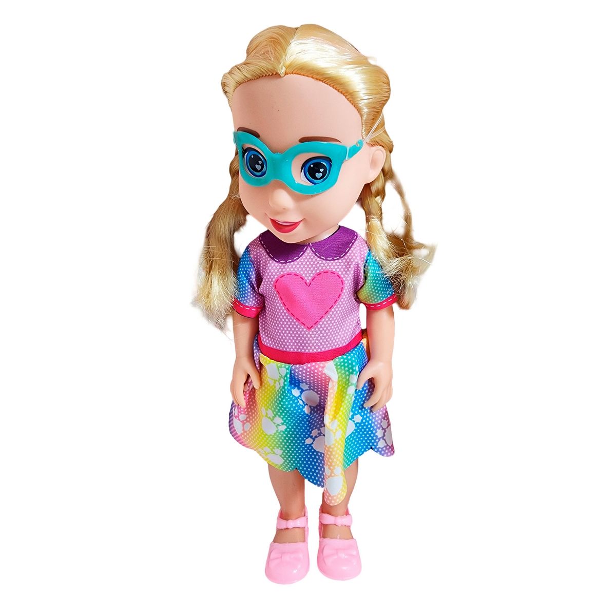 GENERICO - Muñeca Vestido Deportivo Gafas Mascota Y Accesorios Juguete