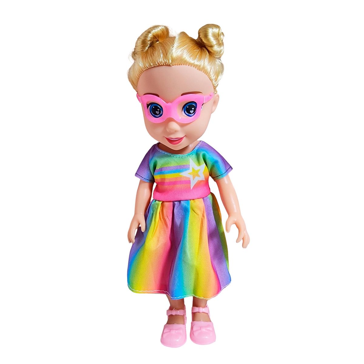 GENERICO - Muñeca Vestido Deportivo Gafas Mascota Y Accesorios Juguete