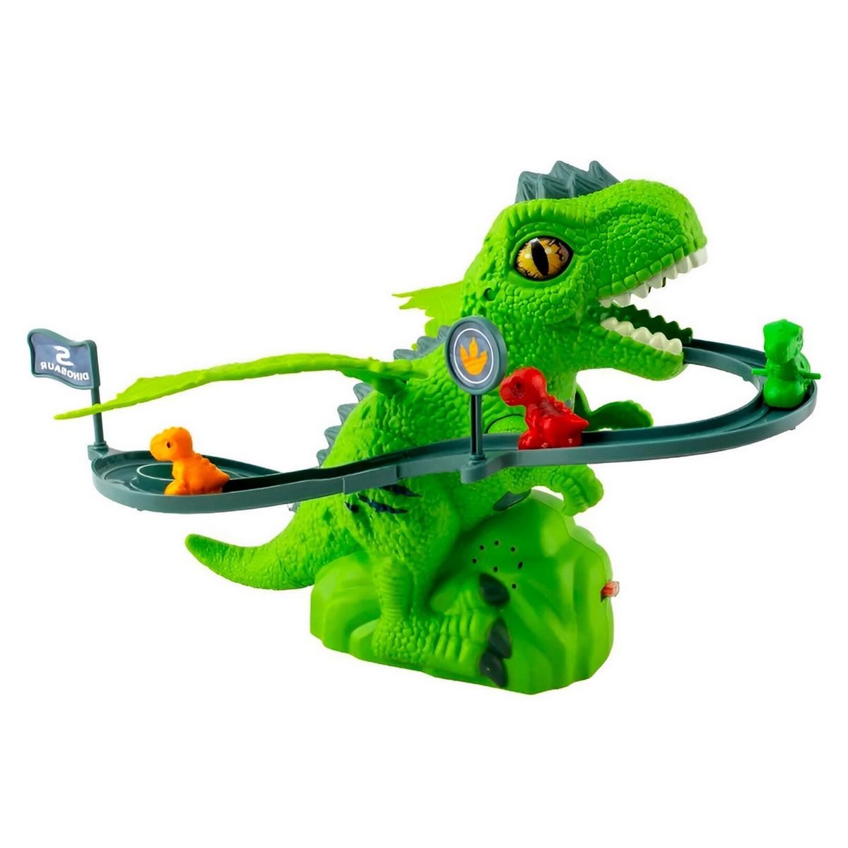 GENERICO - Pista Dinosaurios Juguete Interactivo Con Mini Dinosaurios