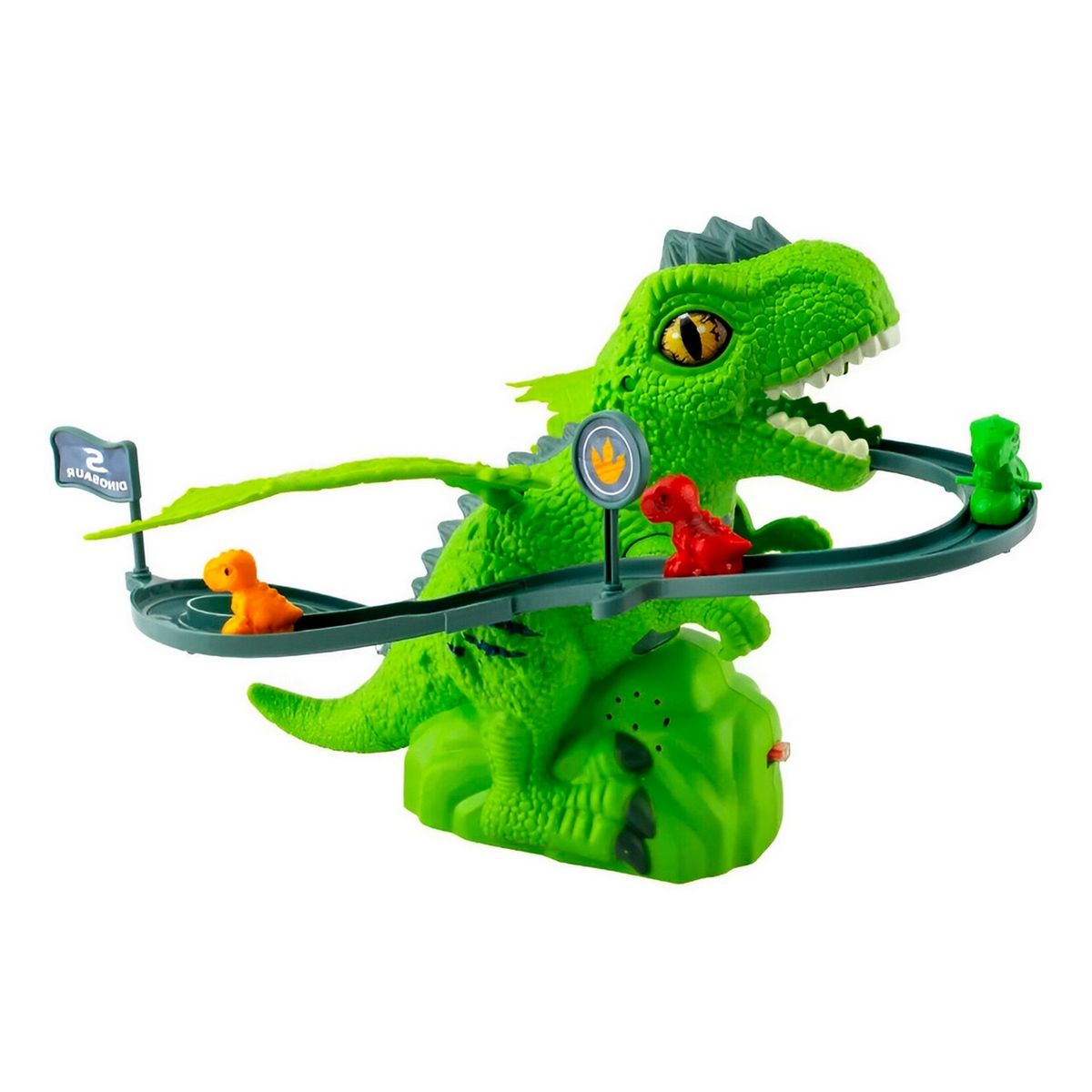 GENERICO - Pista Dinosaurios Juguete Interactivo Con Mini Dinosaurios