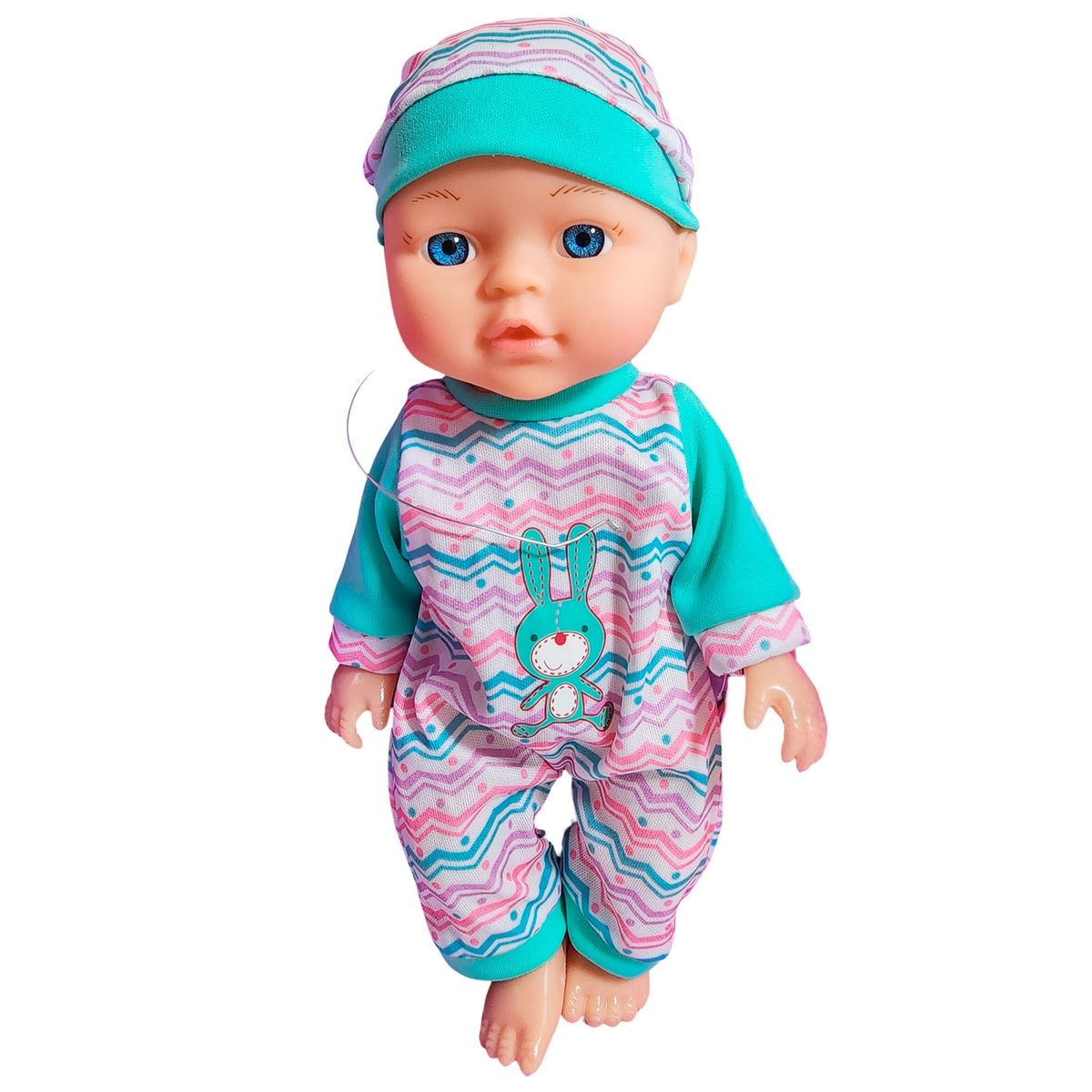 GENERICO - Muñeco Bebe Bebote Pijama Con Tetero Y Sonajero Juguete