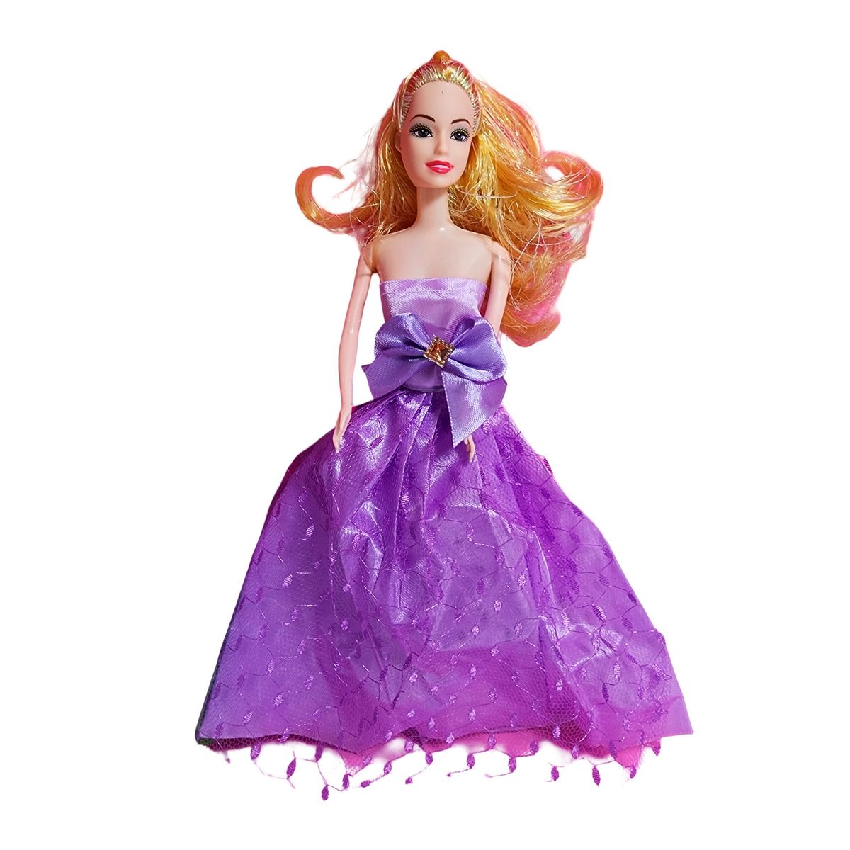 GENERICO - Muñeca Vestido Elegante De Gala Bolso + Accesorios Juguete