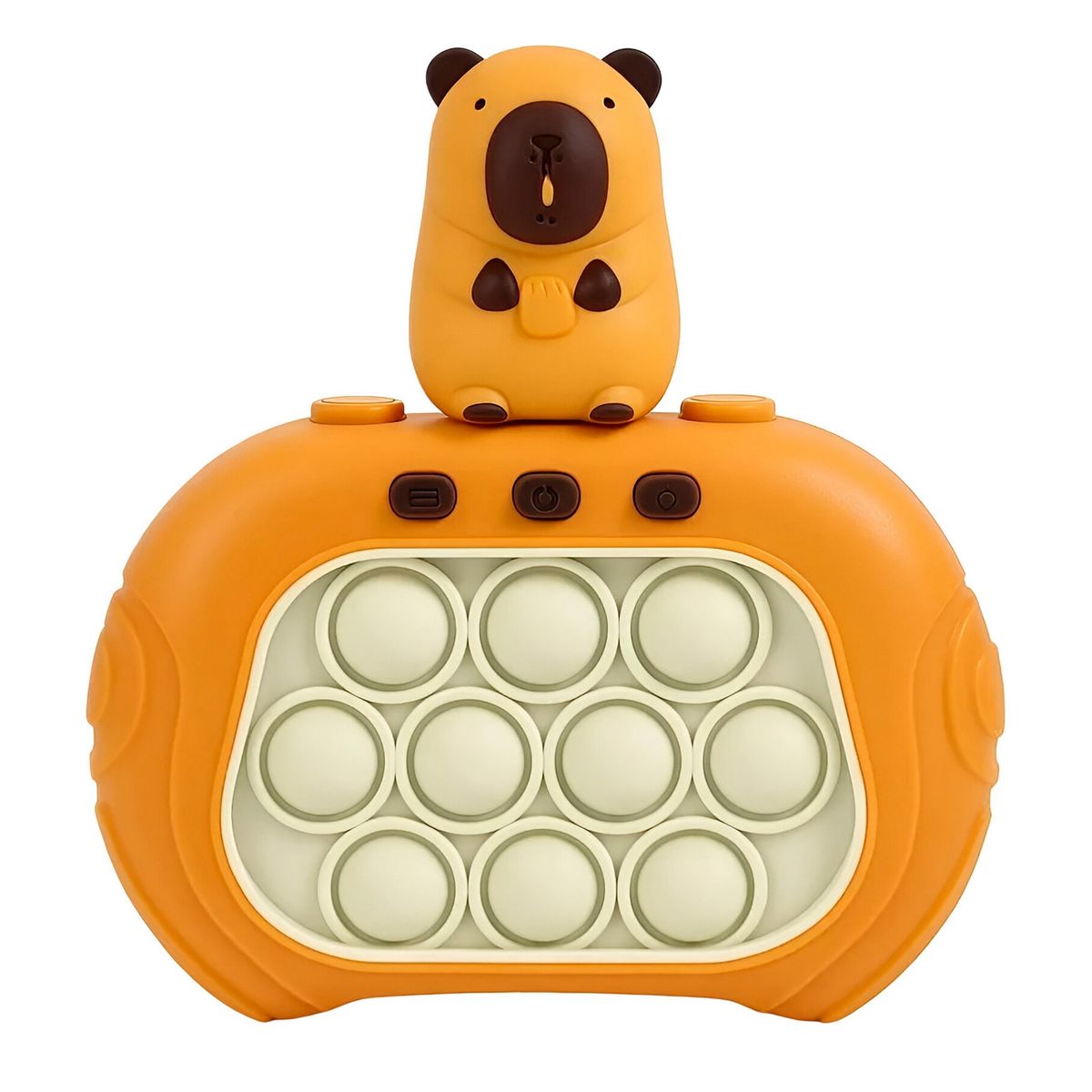 GENERICO - Juego De Memoria Luz Y Sonido Popit Push Capibara + Bateria