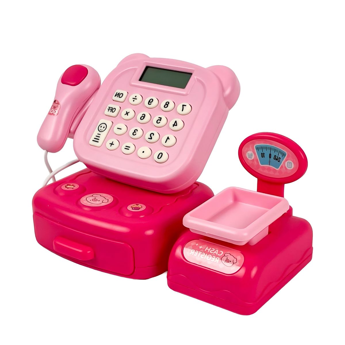 GENERICO - Caja Registradora Shopping Juguete Interactivo + Baterias