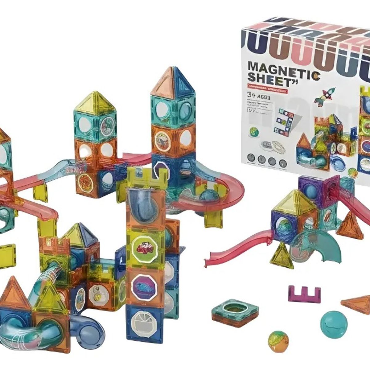 KIDSHOP - Juego De Bloques Magnéticos 3D RT-1250