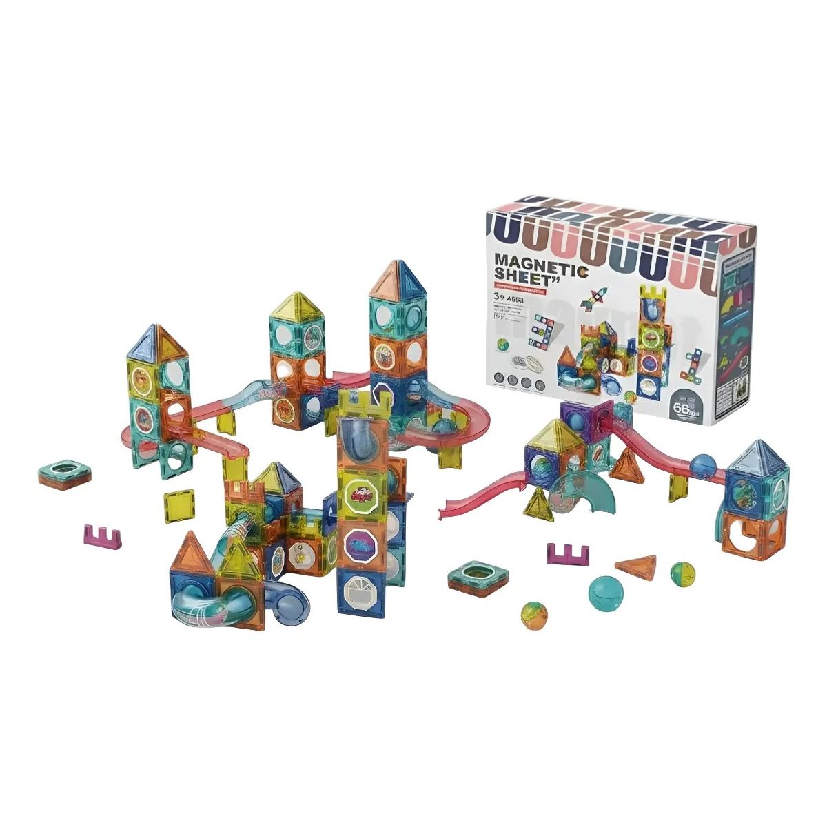 KIDSHOP - Juego De Bloques Magnéticos 3D RT-1250