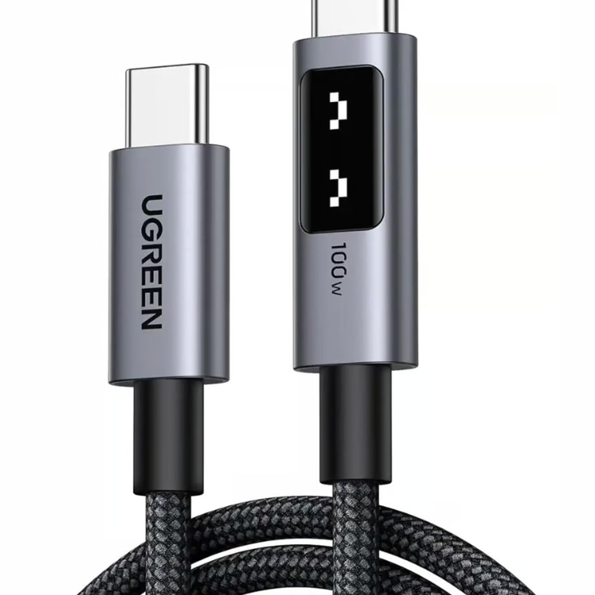 UGREEN - Cable Tipo C A Tipo C 100w 1m Con Pantalla Led Ugreen 35501